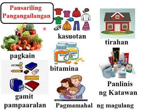 pangangailangan in English .